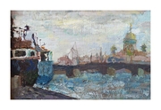 "Петербургский пейзаж" Картон, масло